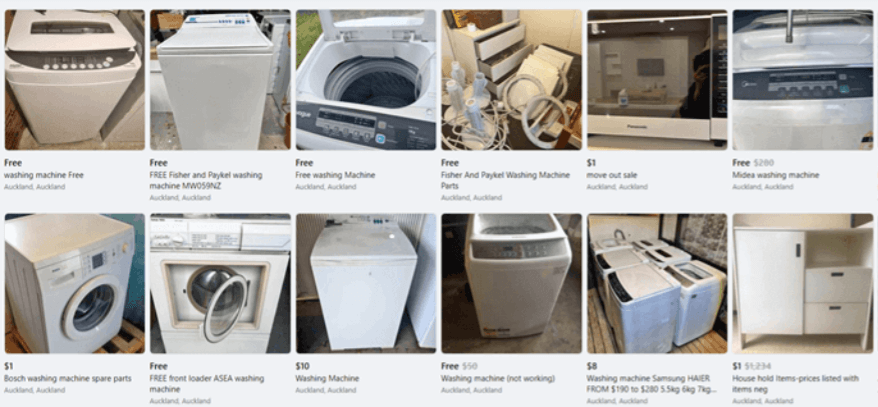  Free washing machine deals on Facebook marketplace